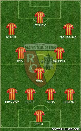 Racing Club de Lens Formation 2013