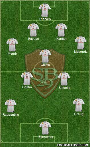 Stade Brestois 29 Formation 2013