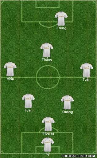 Swansea City Formation 2013