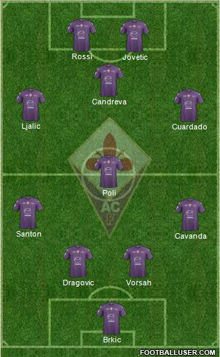 Fiorentina Formation 2013