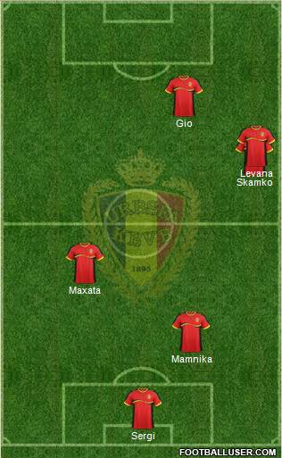 Belgium Formation 2013