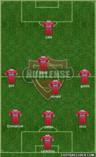 CD Ñublense S.A.D.P. football formation