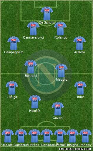 Napoli Formation 2013
