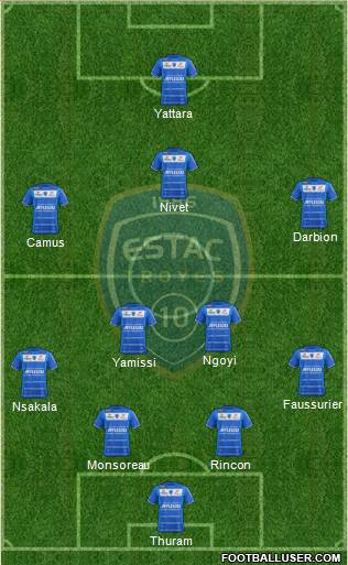 Esperance Sportive Troyes Aube Champagne Formation 2013