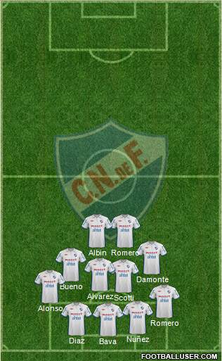 Club Nacional de Football Formation 2013