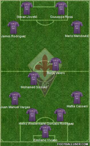 Fiorentina Formation 2013