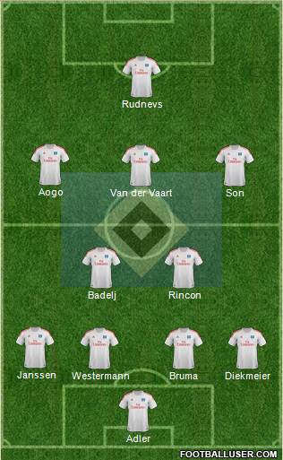 Hamburger SV Formation 2013