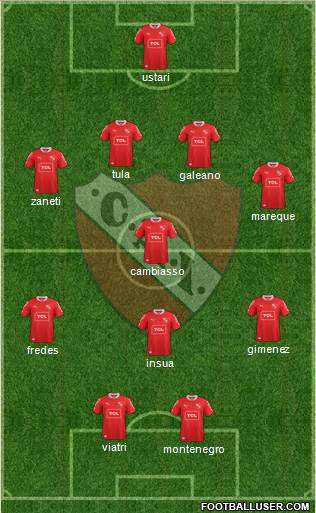 Independiente Formation 2013