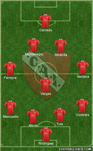 Independiente Formation 2013