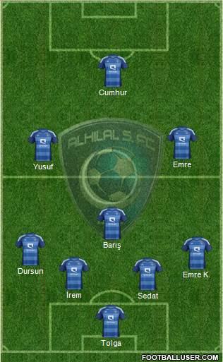 Al-Hilal (KSA) Formation 2013