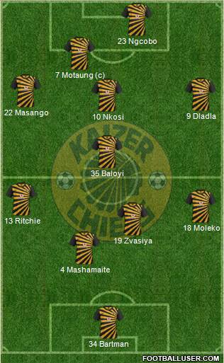 Kaizer Chiefs Formation 2013