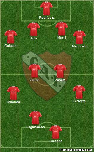 Independiente Formation 2013