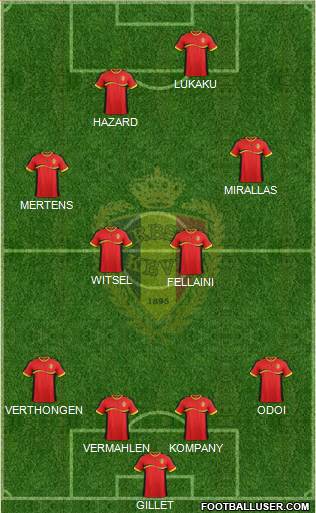 Belgium Formation 2013