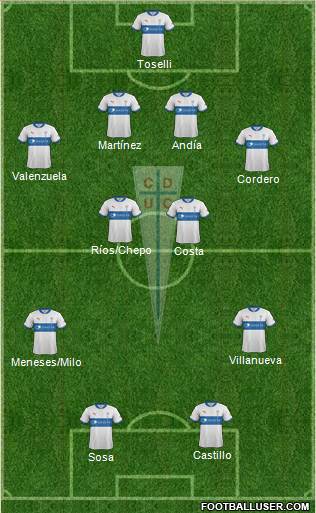 CD Universidad Católica Formation 2013
