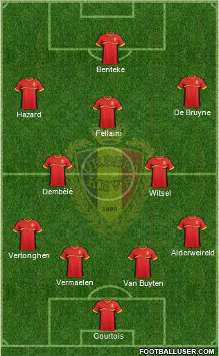 Belgium Formation 2013