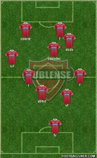 CD Ñublense S.A.D.P. 4-3-3 football formation