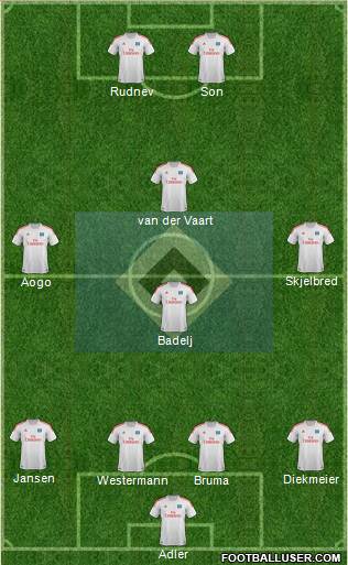 Hamburger SV Formation 2013