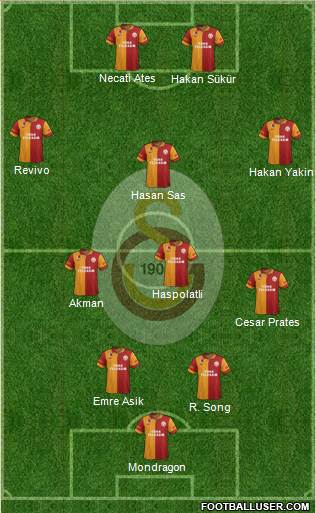 Galatasaray SK Formation 2013