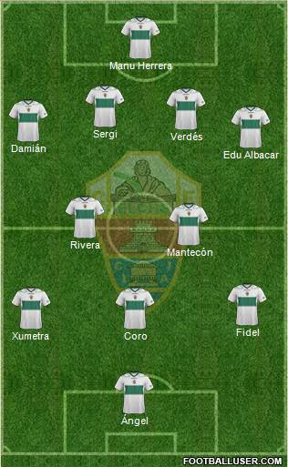 Elche C.F., S.A.D. Formation 2013