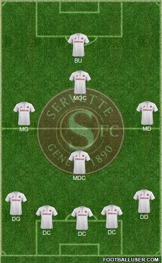 Servette de Genève Football Formation 2013