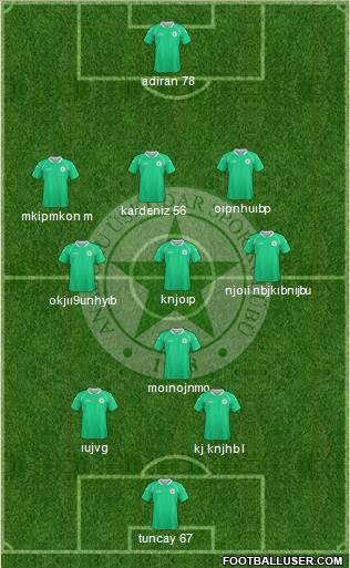 Anadolu Üsküdar 1908 Spor Formation 2013