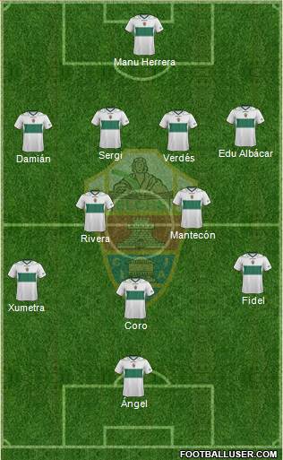 Elche C.F., S.A.D. Formation 2013