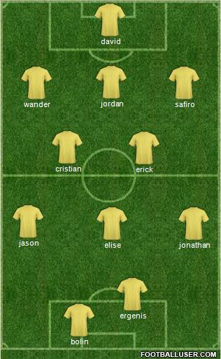 Arsenal Formation 2013