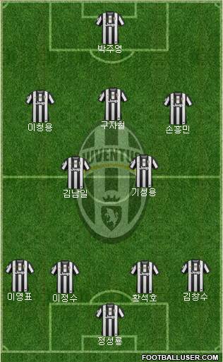 Juventus Formation 2013