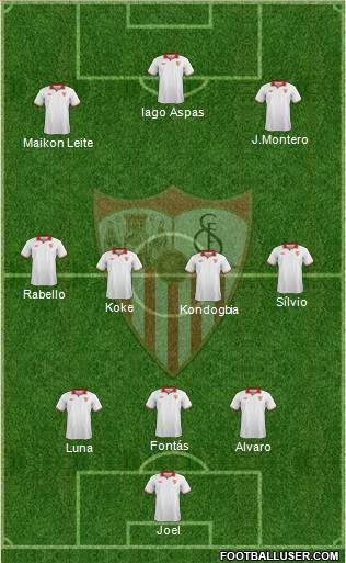 Sevilla F.C., S.A.D. Formation 2013