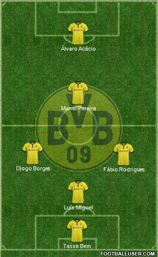 Borussia Dortmund Formation 2013