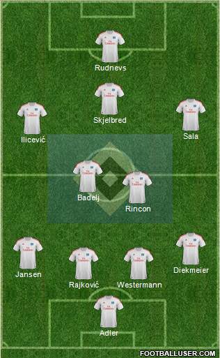 Hamburger SV Formation 2013