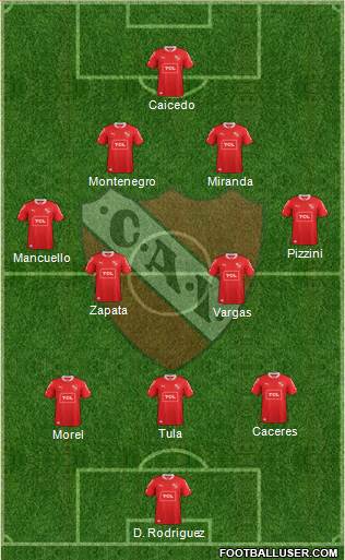 Independiente Formation 2013