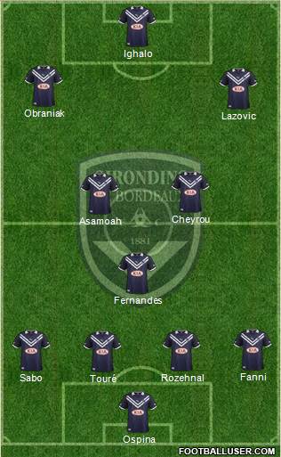 FC Girondins de Bordeaux Formation 2013