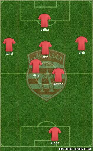 Club Africain Tunis Formation 2013