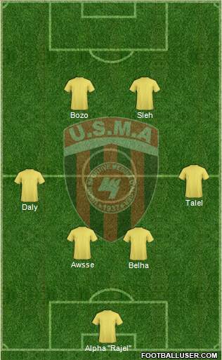 Union Sportive de la Médina d'Alger Formation 2013