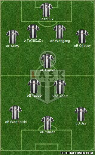 LASK Linz football formation