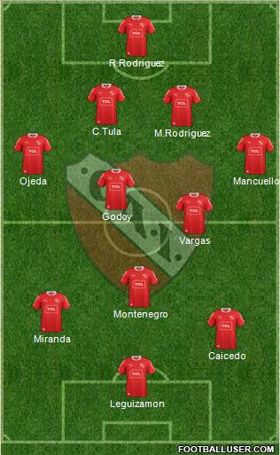 Independiente Formation 2013