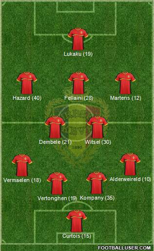 Belgium Formation 2013