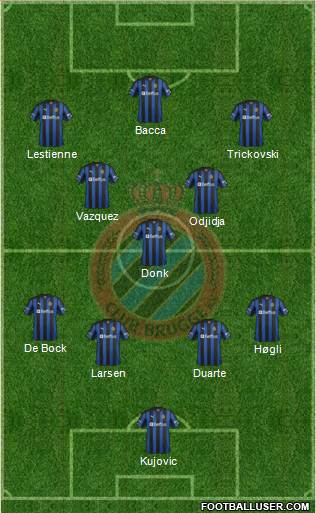 Club Brugge KV Formation 2013