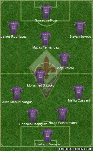 Fiorentina Formation 2013