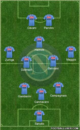 Napoli Formation 2013