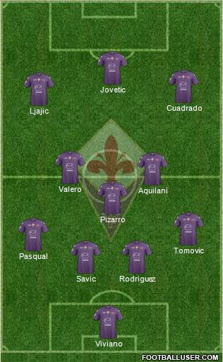 Fiorentina Formation 2013