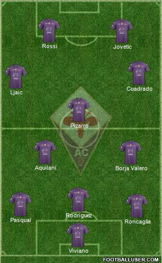 Fiorentina Formation 2013