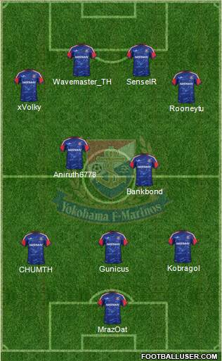 Yokohama F Marinos Formation 2013