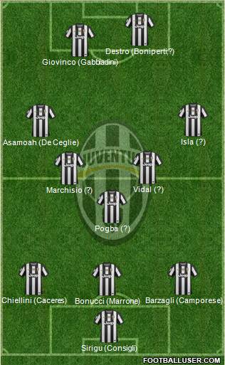 Juventus Formation 2013