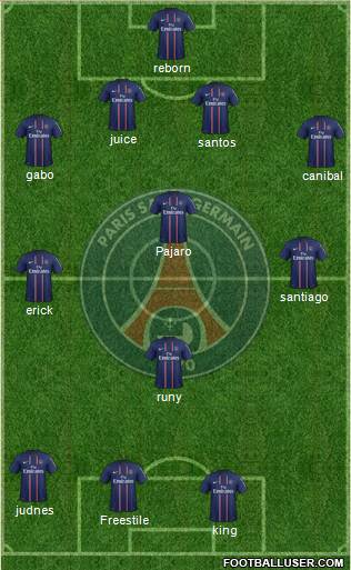 Paris Saint-Germain Formation 2013