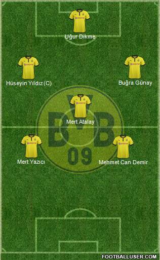 Borussia Dortmund Formation 2013