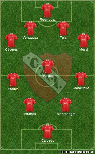 Independiente Formation 2013