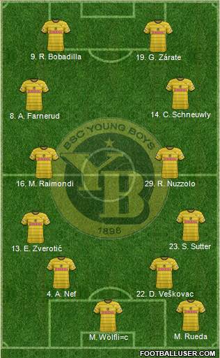 BSC Young Boys Formation 2013