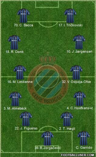 Club Brugge KV Formation 2013